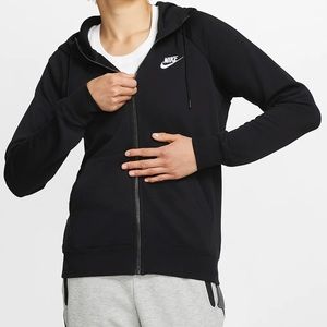 nike full-zip fleece hoodie, size s